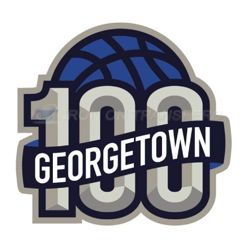 Georgetown Hoyas Logo T-shirts Iron On Transfers N4454 - Click Image to Close